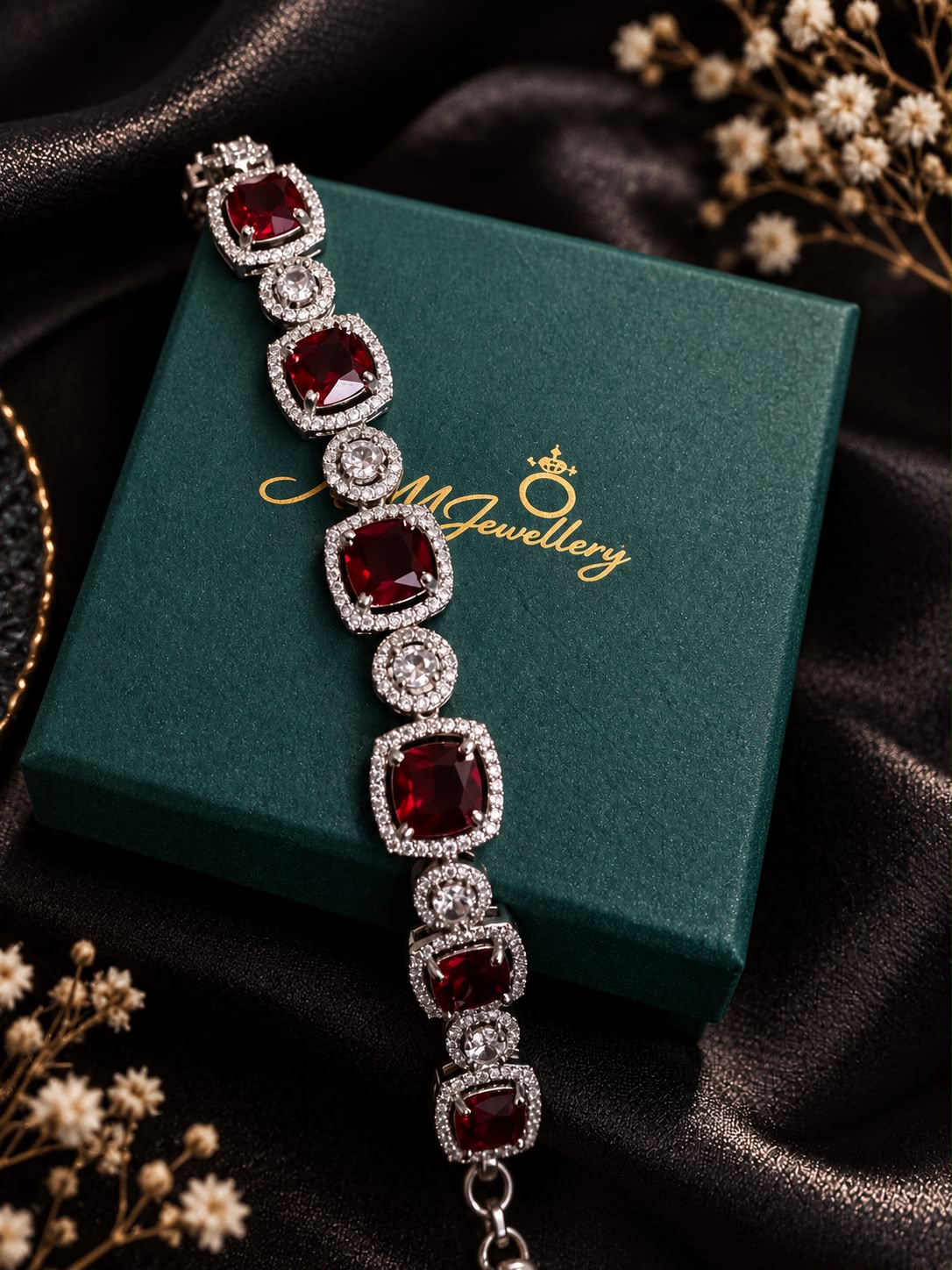 The Ruby Radiance Bracelet, view 4