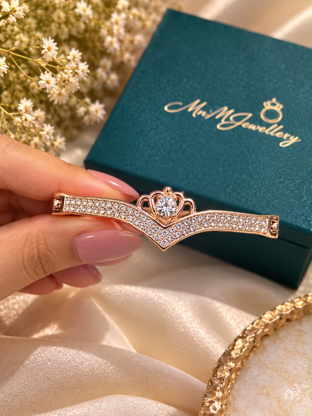 The Rose Halo Bracelet, view 1