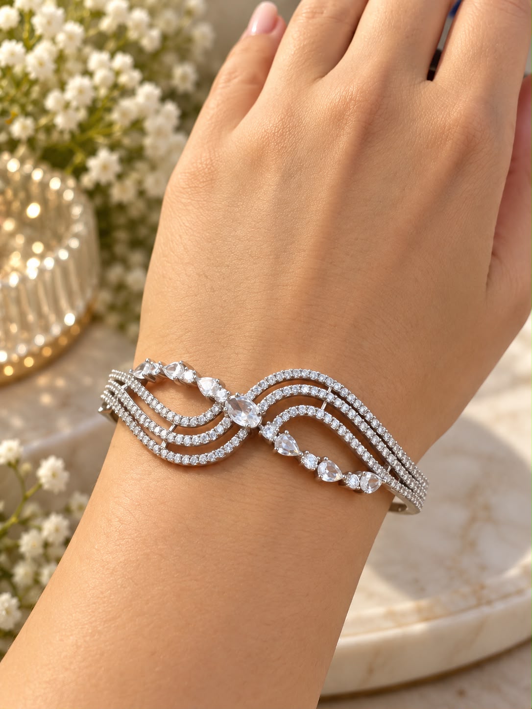 The Infinity Grace Bracelet, view 4