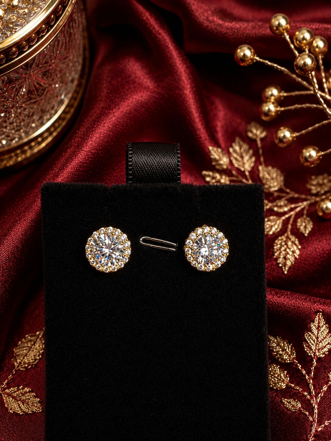 The Radiance Studs, Silver, view 1