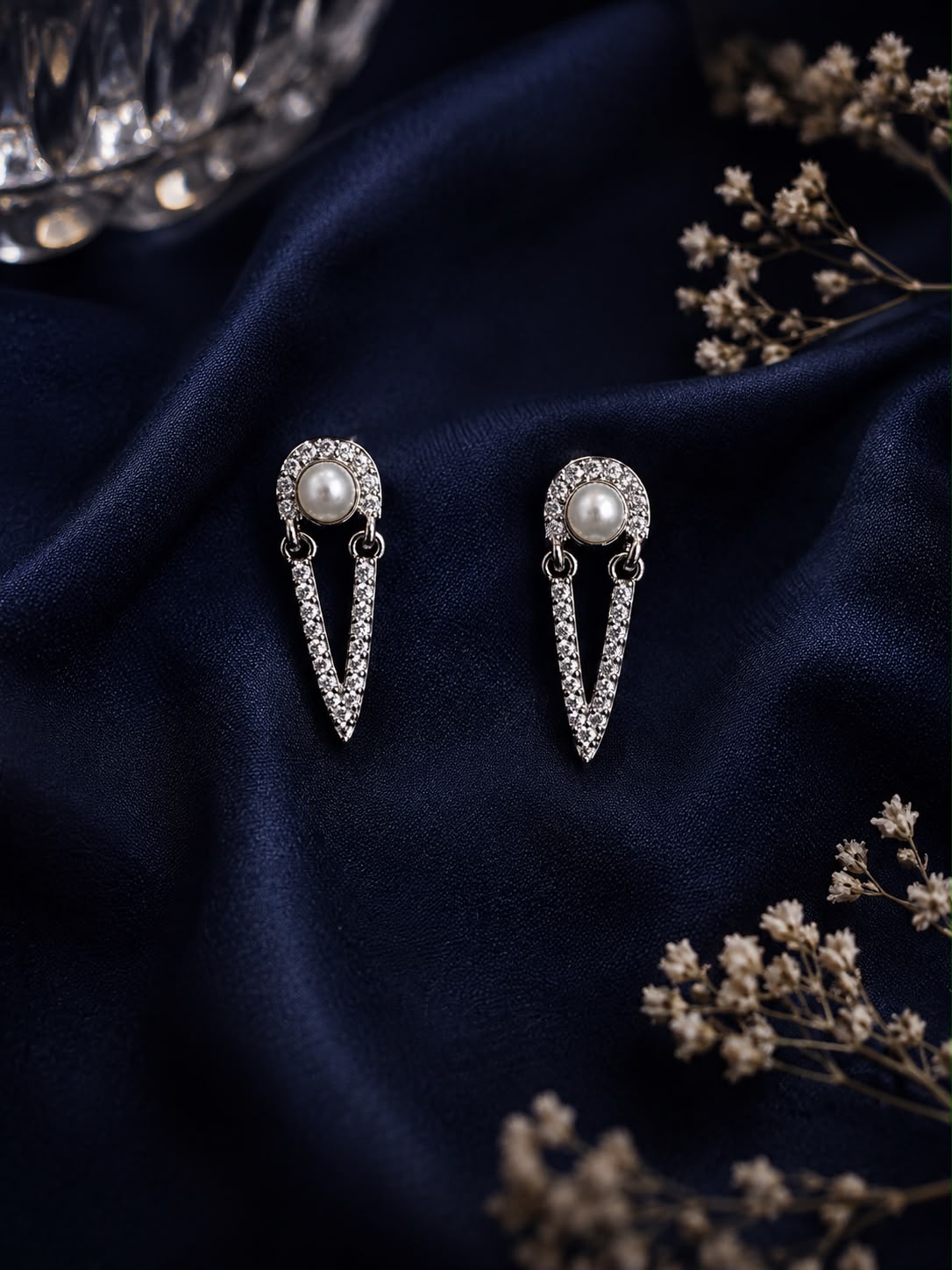 The Pearl Poise Earrings, view 1