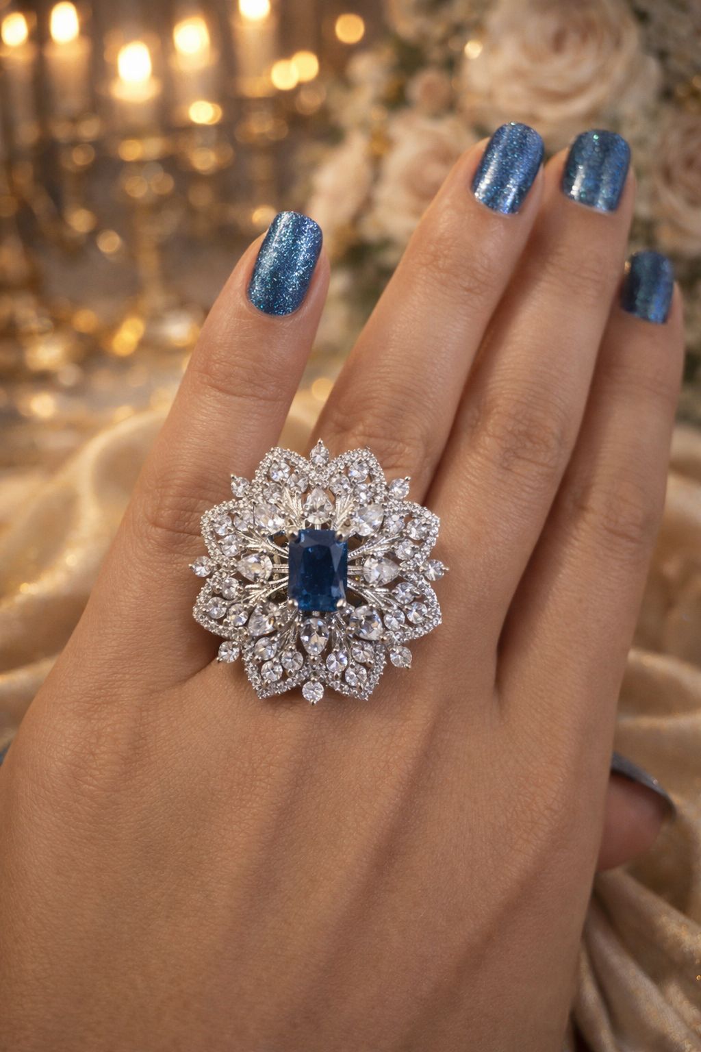 Royal Garden, Sapphire Blue, view 2