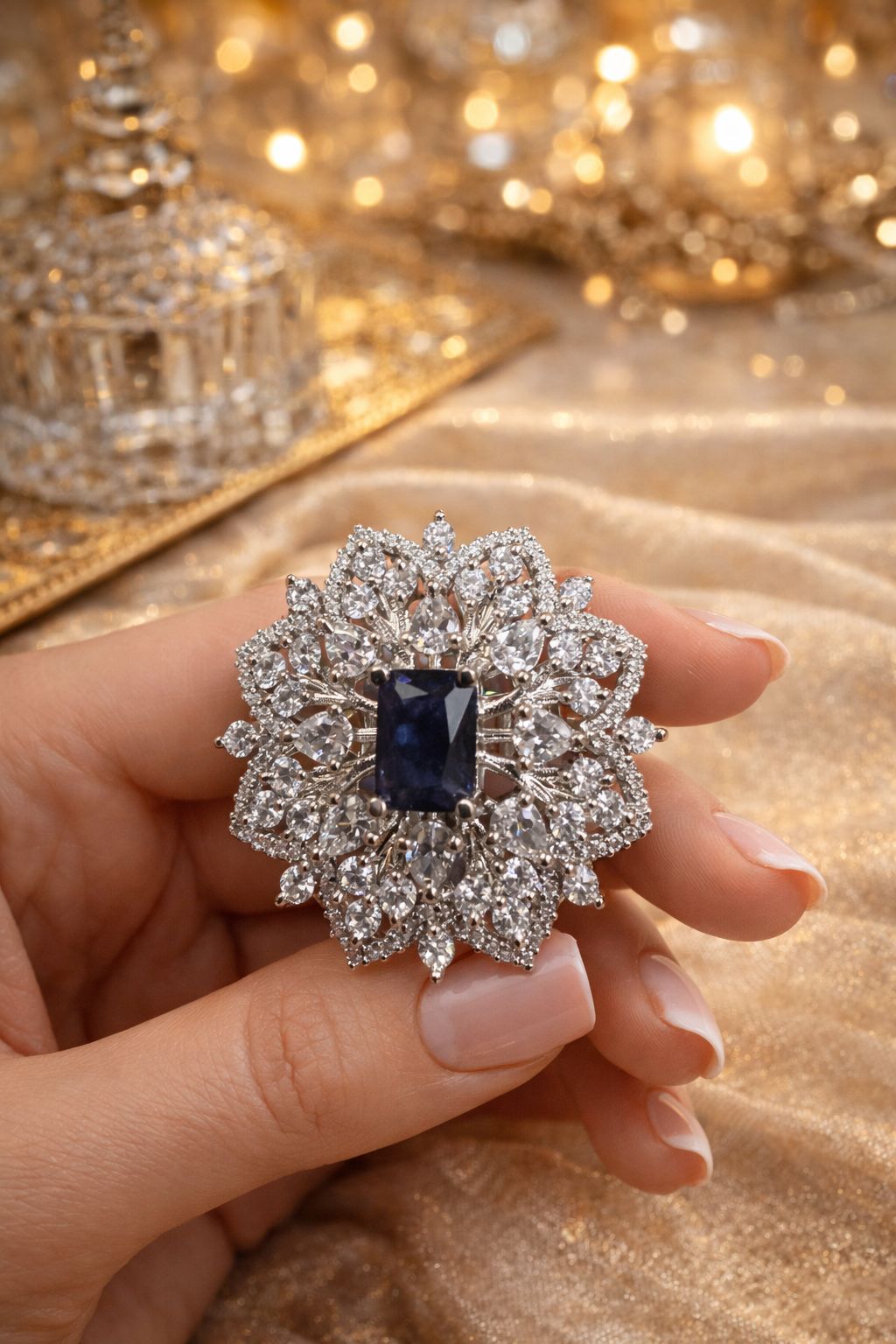 Royal Garden, Sapphire Blue, view 3