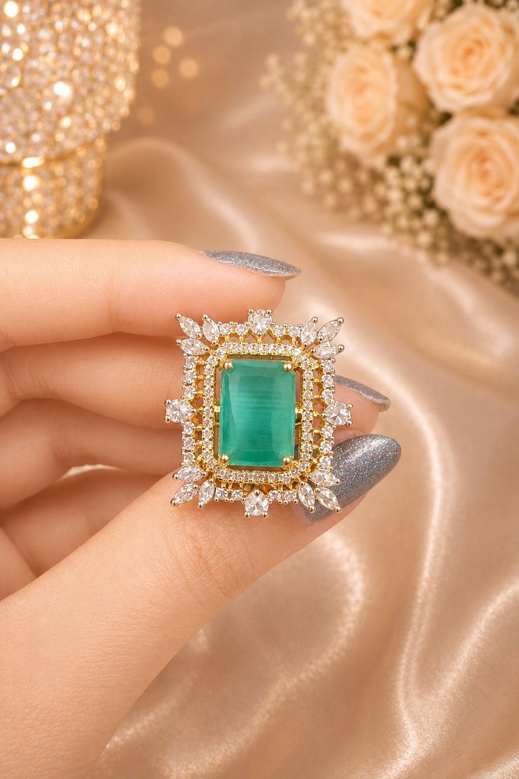 Valentina, Emerald Green