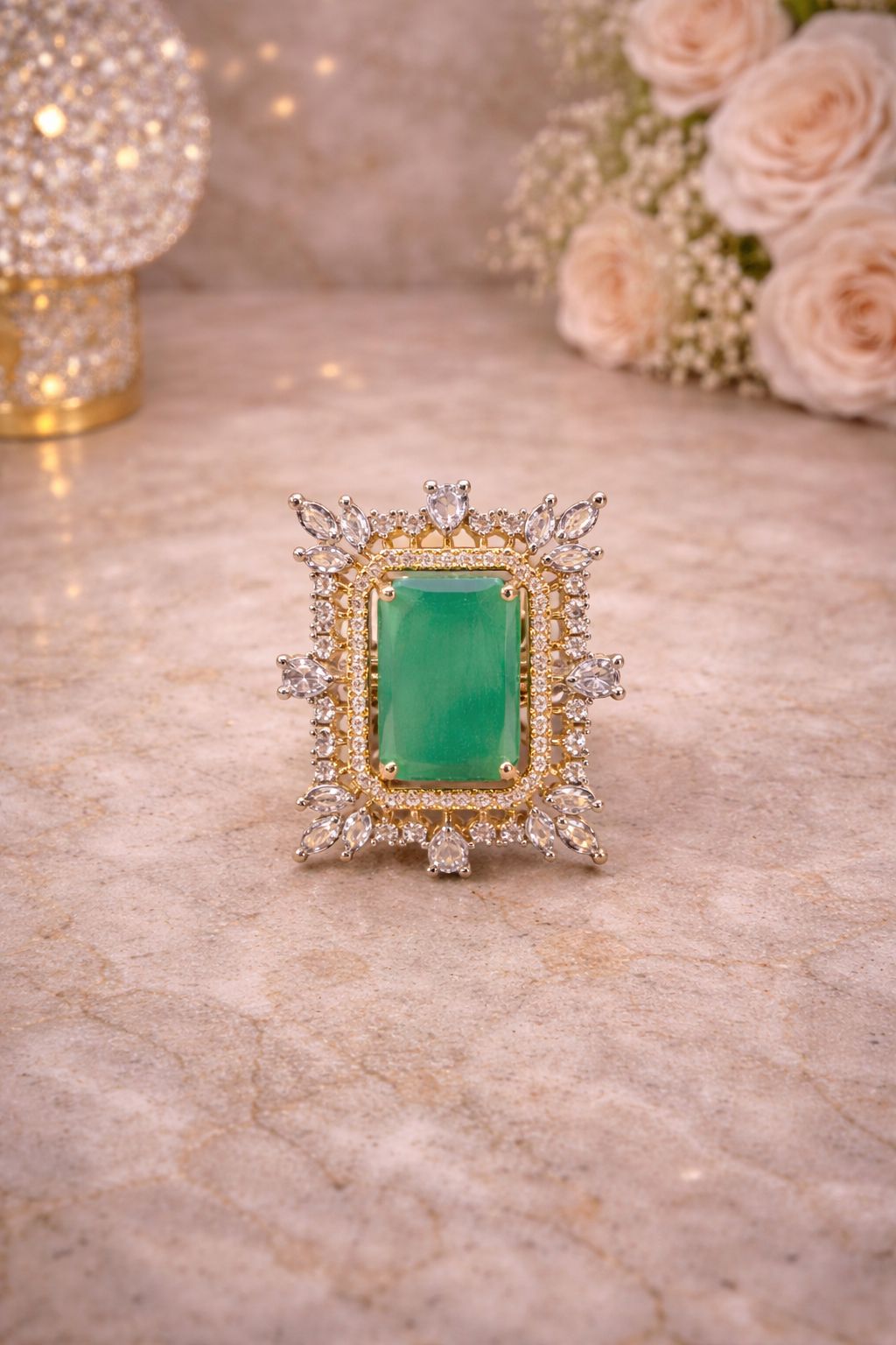 Valentina, Emerald Green, view 3