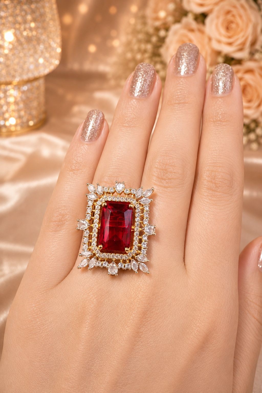 Valentina, Ruby Red, view 2